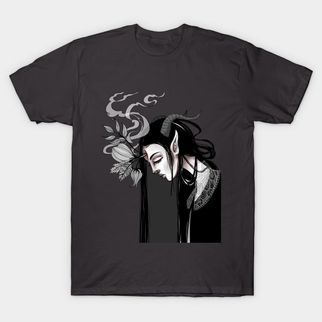 Haunting shadows T-Shirt by Magda Chonillo